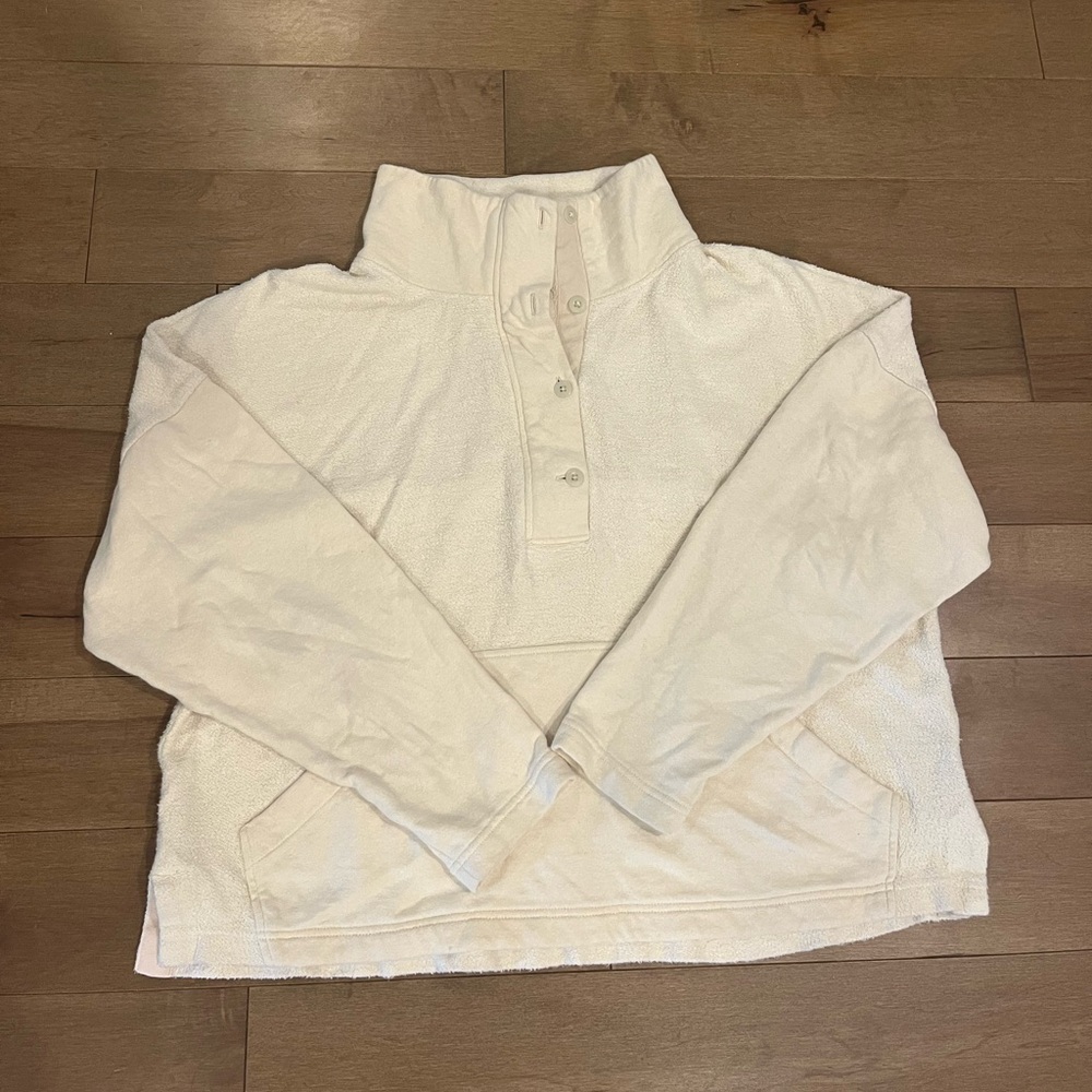 REI Women’s Natural Wallace Lake Fleece Pullover Cotton/Hemp